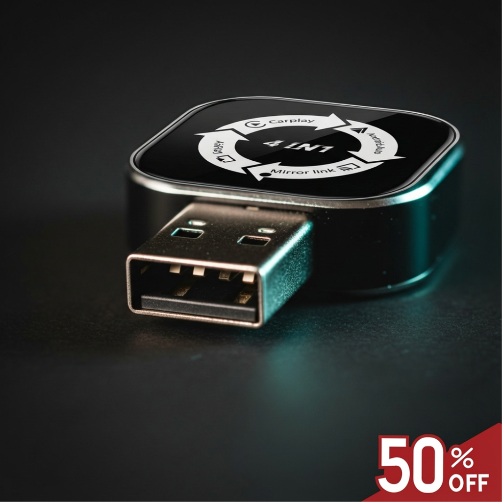 Ασύρματος αντάπτορας CarPlay 4 σε 1