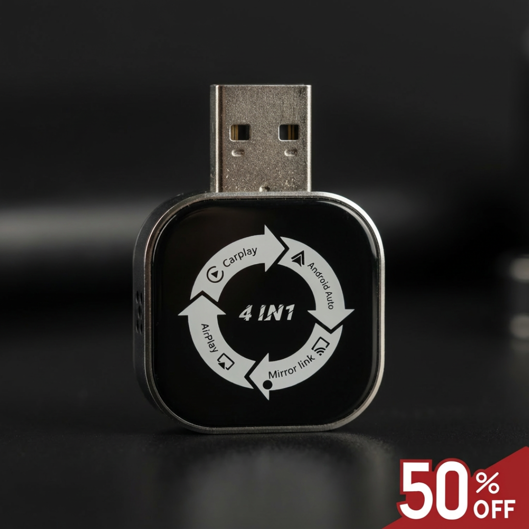 Ασύρματος αντάπτορας CarPlay 4 σε 1
