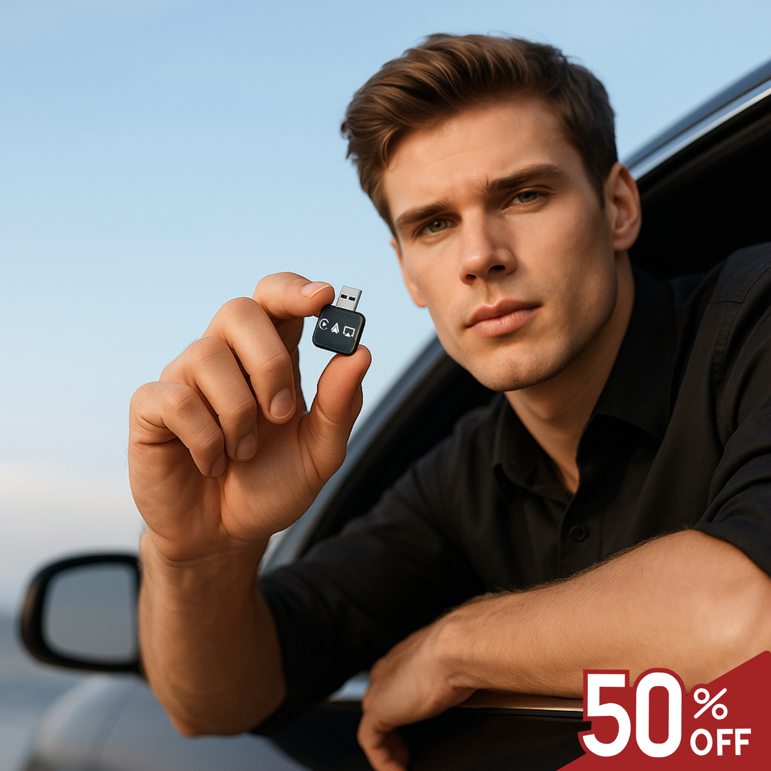 Ασύρματος Αντάπτορας CarPlay 3-σε-1